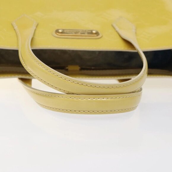 LOUIS VUITTON Monogram Vernis Wilshire PM Hand Bag Broncorail - Picture 7 of 15